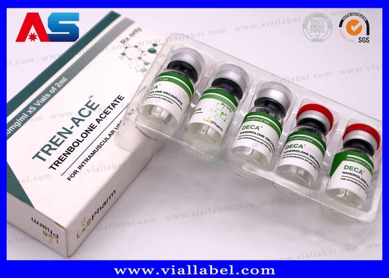 10 ml Durchstechflaschen für pharmazeutische Verpackungen Holographischer Druck Umweltfreundlicher Direktverkauf Anpassbar Schnelle Lieferung