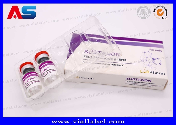Anpassbare Plastikblisterverpackung für pharmazeutische Injektionen 10 ml Box Mock Up Service verfügbar