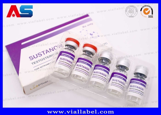 Anpassbare Plastikblisterverpackung für pharmazeutische Injektionen 10 ml Box Mock Up Service verfügbar