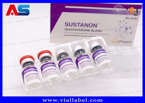 Anpassbare Plastikblisterverpackung für pharmazeutische Injektionen 10 ml Box Mock Up Service verfügbar