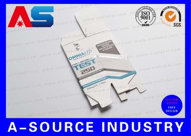 Custom Peptide Injektionen Karton Fläschchenbox für Pharma Verpackung Omnia kleine Papierbox
