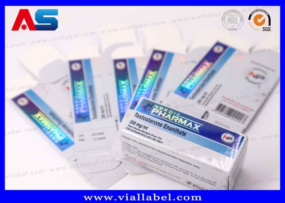 Luxuriöse Laser- und Aufstrichenpapierbox für 10 ml Test-Enan-Flaschen