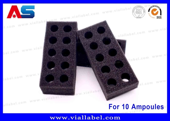 Schwarze EVA-Schaumampulle-Legeleinheit 10x1ml Sichere Lagerlösung für medizinische und Laborzwecke
