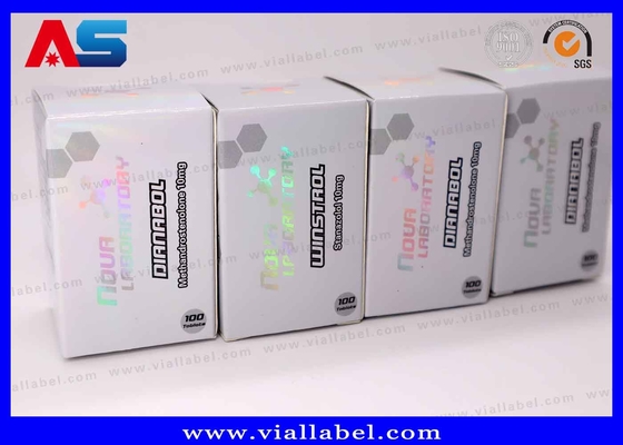 Premium 10ml Fläschchenbox mit holographischen Sicherheitsmerkmalen - Manipulationssichere Pharmaverpackung - ISO 9001 & FSC zertifiziert, 12+ Jahre weltweite Export-Expertise