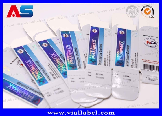 Holographische 10ml Flaschenbox mit recycelbarem PET-Einsatz