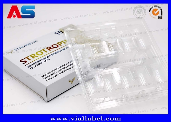 Custom Luxus 10ml Fläschchenbox mit Goldfolie Markierung Premium Display für Apotheken Injektionsöle Paket & Free Design China Anbieter