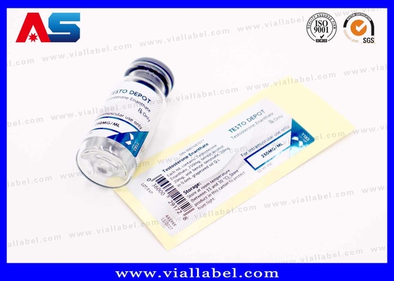 Starke Klebstoff-Premium-Flaschenetiketten für medizinische und Laborzwecke 2 ml / 10 ml