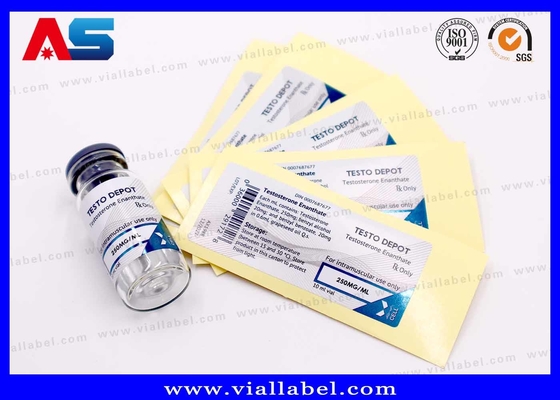 Starke Klebstoff-Premium-Flaschenetiketten für medizinische und Laborzwecke 2 ml / 10 ml