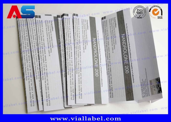 Pharmazeutische Inserts 70-80 g Leichtgewicht beschichtetes Papier freies Design und Muster MOQ 100 Blätter