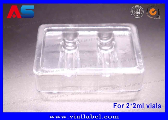 Tirzepatid-Verpackungsblister, Kunststoffschalen zur Aufnahme von 2 Durchstechflaschen à 2 ml, 50 µm dickes, umweltfreundliches Material