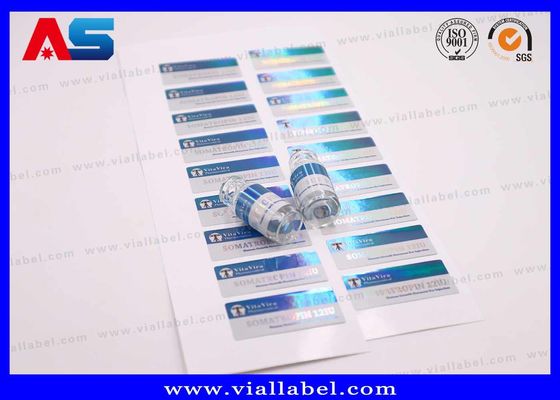Klebe Kleingeflaschenetiketten für Peptide 2 ml Flaschen / 3 ml Flaschen Flaschen Aufkleber Laser Hologramm