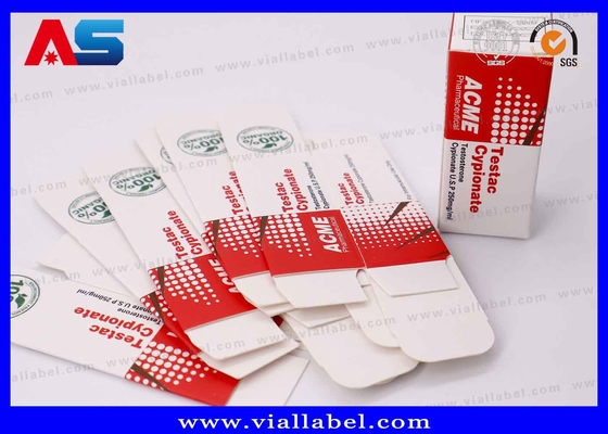 Hochwertiger HCG-Druck auf kleinen Ampullen und Kartons, Peptid-Papierverpackung für 2 Ampullen à 2 ml