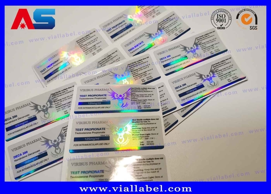 Benutzerdefinierte Etiketten für Peptidflaschen, gedruckte 2 ml Flaschen Aufkleber für Peptide Glasflaschen