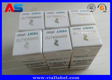 Custom Peptide Injektionen Karton Fläschchenbox für Pharma Verpackung Omnia kleine Papierbox
