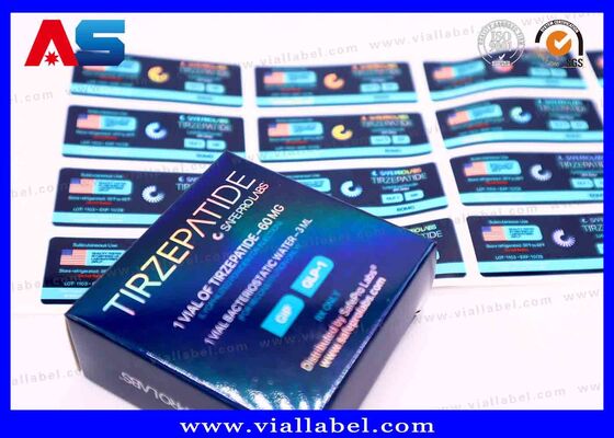 Versand per Express / Luft / See / Lastwagen / Zug 3 ml Hologrammbox, 2 ml Papierbox für Peptide