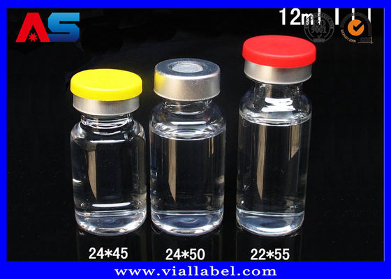 22*45mm Glasflaschen 10ml Glasfläschchen mit Stopfen für Peptid / Bodybuilding-Fläschchen / Sarms