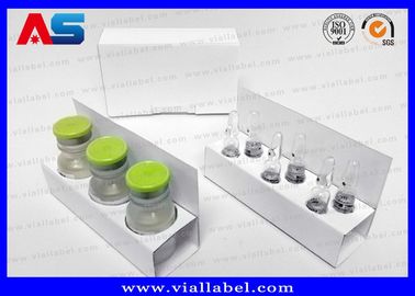 300 g Papierflasche Verpackung für 2 ml Peptide Glasflasche pharmazeutische Verpackung