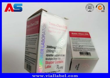 250 g Peptidpulver 10 ml Durchstechflaschen Kästchen Mautdruck Wasserdichte pharmazeutische Verpackungskisten