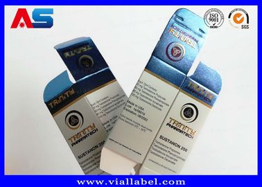 Metallfolie Karton 10 ml Fläschchenboxen für Glasflaschen Bewegung Hologramm Medizin pharmazeutische Verpackungskisten