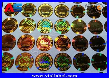 Anti-Fälschung Sicherheits-Hologramm-Aufkleber für 10 ml Fläschchen Etikett-Boxen 3d Hologramm-Aufkleber