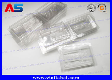 PVC-Clear Ampulle Blister Verpackungsplatte Für Medikamente 2 ml Durchstechflaschen Gravur Aufstrichen pharmazeutische Blisterverpackung