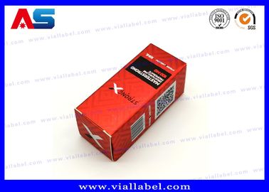 Rote 10 ml Durchstechflaschen für Öle Durchstechflaschen Peptidverpackung Größe 3*3*6CM 10 ml Flaschenetiketten