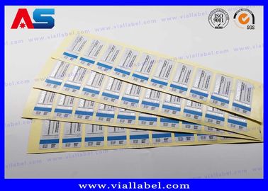 Custom Glasflaschenetiketten Glanz-Lamination für Medikamente Packung HCG-Flaschenetikettenboxen