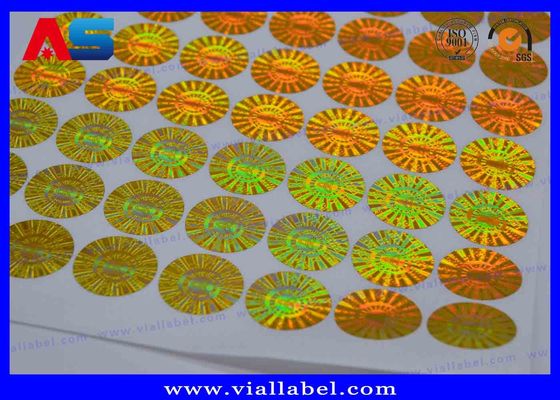 VOID Runde Pharma Holographische Klebeaufkleber Etiketten Anti-Fälschung 3D Hologramm Aufkleber