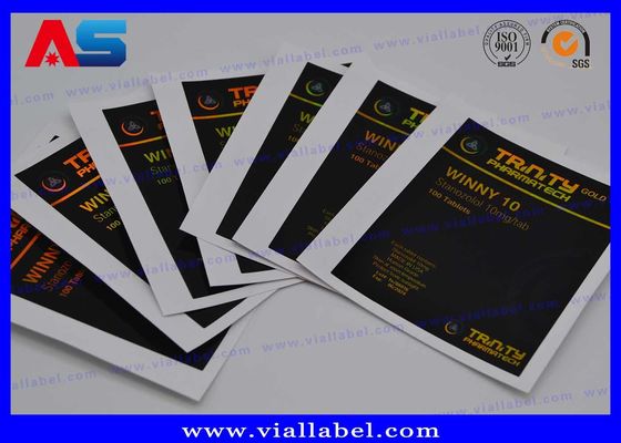 Laser-Hologramm-Rezept CMYK Pillenflaschenetikett-Aufkleber für Flasche/Beutel