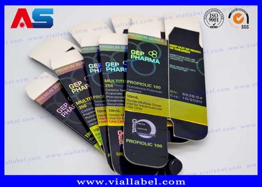 Holographischer Glanzdruck 10 ml Fläschchenboxen Drucker kundenspezifisches Design 10 ml Flasche Papierbox