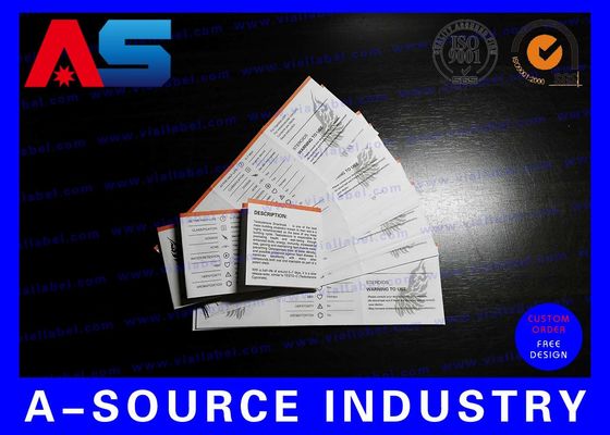 Pharma-Papier-Flyer-Druck für Peptid-Bodybuilding-Öl-Gebrauchsanweisung-Druck