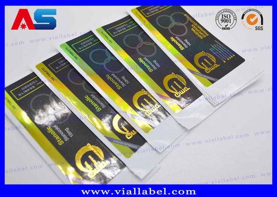 Kundenspezifische Phiole 10ml beschriftet Hologramm