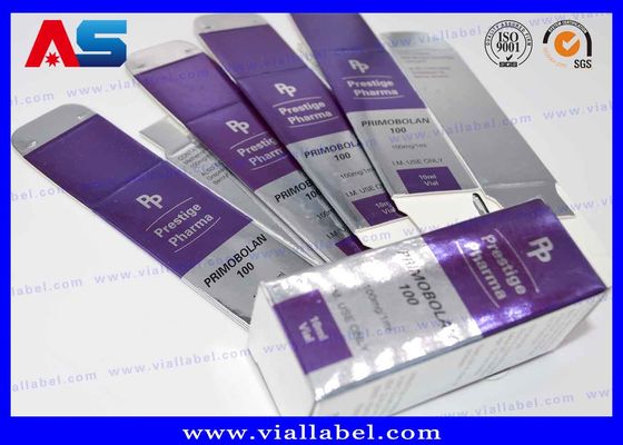 Peptide-pharmazeutische Phiole 10ml beschriftet, 4C druckend farbenreich, imprägniern