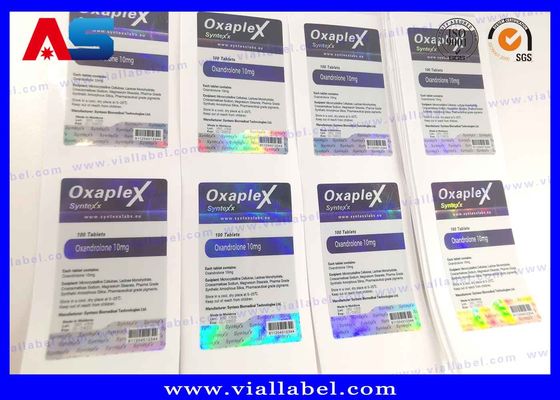 Professionelle Druckerei von 10 ml schlechten Etiketten und Kartons Hologrammlaserdruck Etiketten für Glasflaschen