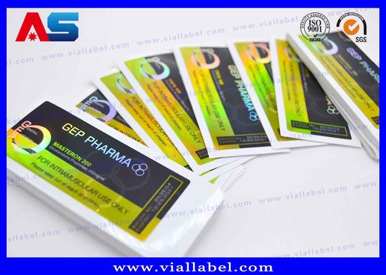 Verordnung 10ml Vial Labels Bodybuilding Mix, klebende Aufkleber-Aufkleber für Flaschen 10ml