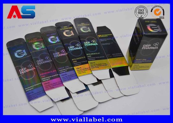 Gep Pharma 10 ml Glasflasche 300 g Papiergedruckte Verpackungskisten Bodybuilding-Flaschen