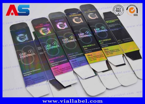 Gep Pharma 10 ml Glasflasche 300 g Papiergedruckte Verpackungskisten Bodybuilding-Flaschen