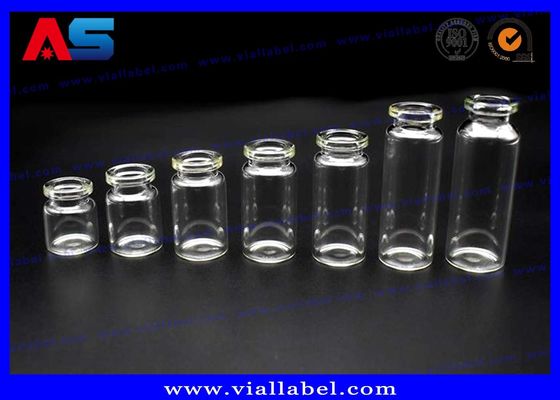 Injektionsmittel 2 ml - 10 ml klare kleine Glasflaschen Silikonverschluss / Flip Off Kappen