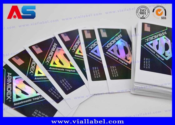 Custom Flaschenetiketten Druck Glas 10ml Flaschenetiketten, Custom Holographische Etiketten für Flaschen