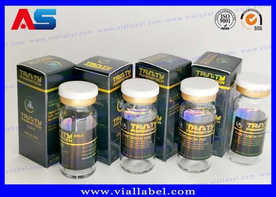 Laser-Hologramm-Panton-Farblabor-Klein-Flaschen-Boxen und Etiketten Bodybuilding-Verpackungsboxen