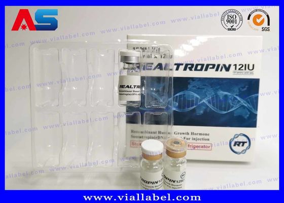 SFDA Sterile kleine Glasflaschen 2 - 30 ml mit Etikett aus pharmazeutischem Papier und Karton mit BLISTER