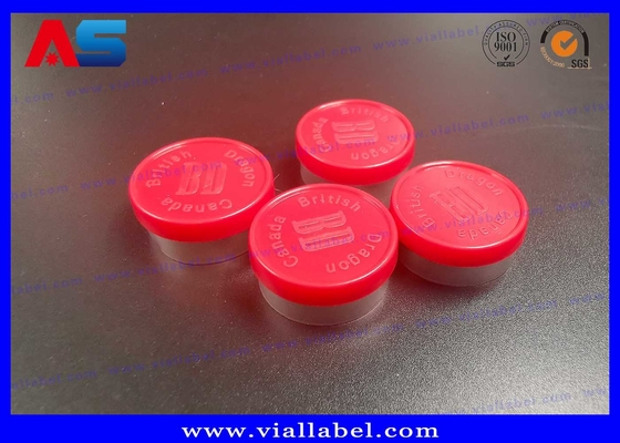 20mm Plastik- Aluminium-Flip Off Cap With Engraved Logo