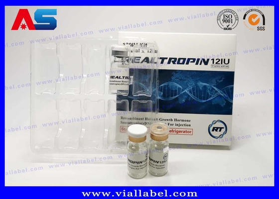 Öle Ampullen 1 ml Plastik Blister Verpackung PVC / PET Material Weiße Farbe kundenspezifisch hergestellte Kunststoffschachtel