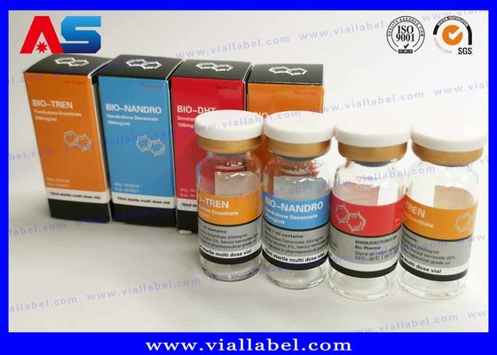 Bodybuilding Cypionat Pharmazeutische Flaschenetiketten 25x60mm ISO-zertifiziert für 10 ml Durchstechflaschen