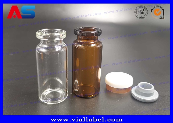 Durchsichtige Flaschen 10 ml Kleine Glasflaschen 24 mm Breite 45 mm Höhe Verwendung für BIO Test 2 ml Glasflaschen