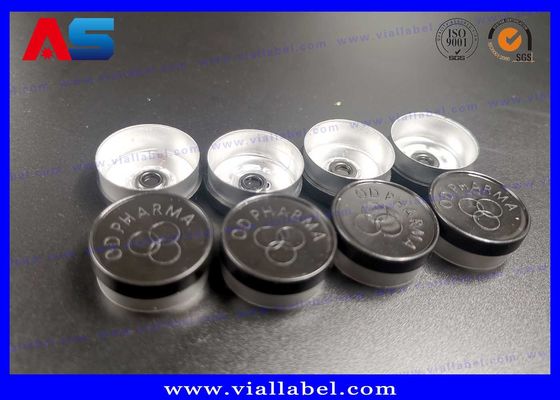 Rohrförmige Miniaturglasflaschen Blau-Bramber-Glasflaschen mit gesicherten Gummiverschlüssen für Bodybuilding-Flaschen