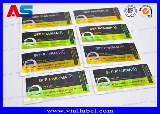 Wasserdichte Phiole 10ml beschriftet 4C farbenreich für das pharmazeutische Peptide