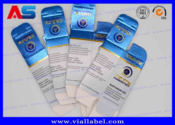 Klappbare Hologrammverpackungskiste für Peptid-Glasflaschen 2 ml 10 ml 20 ml 30 ml Bodybuilding-Flaschen