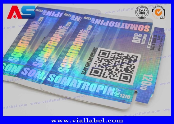 Somatropin Bodybuilding Hcg Tabletten Pillen für individuelle Zwecke Karton für Medikamente Karton Papierkarton Silberfolie