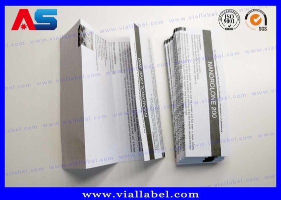 Papier-Peptid-Pamphlete Druck, Packungsanlage Beschreibung Papier A4 Größe Klappbares Handbuch Druck
